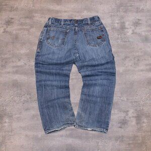 Arti Works Workwear Baggy Relax Fit Thrashed Wide Legged Denim Jean's Pant's